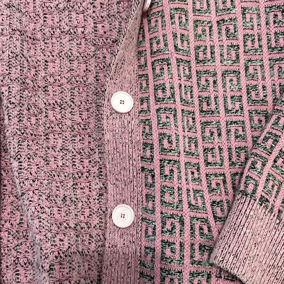 Givenchy Pink 4G Monogram Cardigan Size XS (Small) - Picture 5 of 8